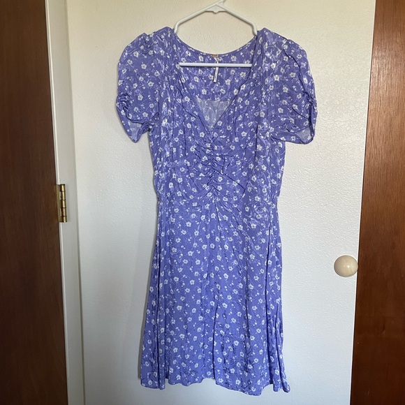Free People Light Purple Floral Dress - Picture 1 of 4